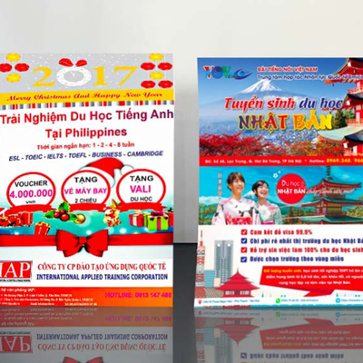 In tờ rơi Flyer du học